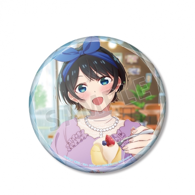 【グッズ-バッチ】TVアニメ『彼女、お借りします』 更科瑠夏 BIG缶バッジ【再販】