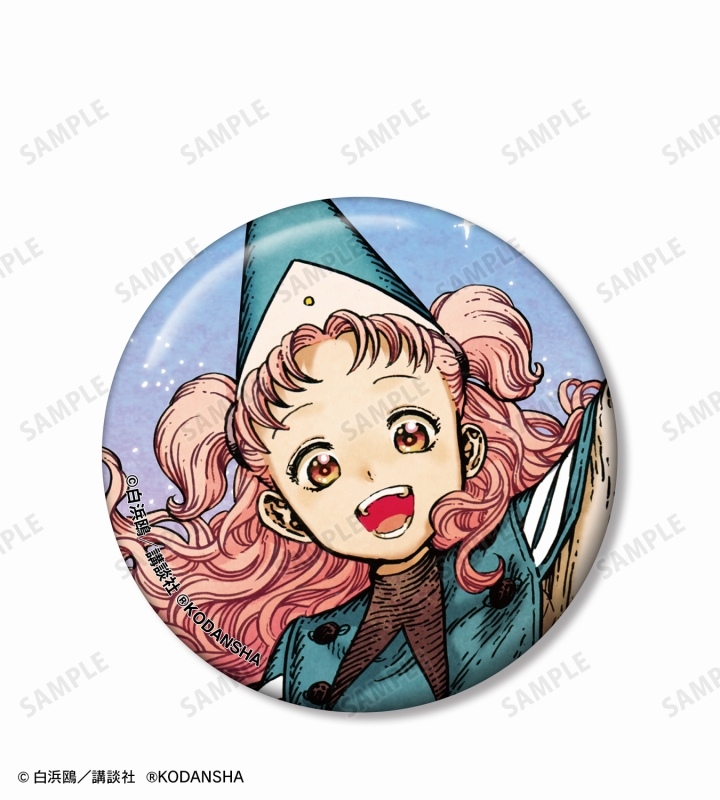 グッズ-バッチ】とんがり帽子のアトリエ 表紙イラスト 缶バッジ 3個 