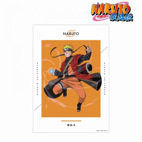 グッズ ポスター Naruto ナルト 疾風伝 描き下ろしイラスト うずまきナルト 忍者大決戦ver A3マット加工ポスター アニメイト