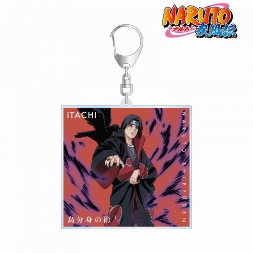 グッズ キーホルダー Naruto ナルト 疾風伝 描き下ろしイラスト うちはイタチ 忍者大決戦ver Bigアクリルキーホルダー アニメイト