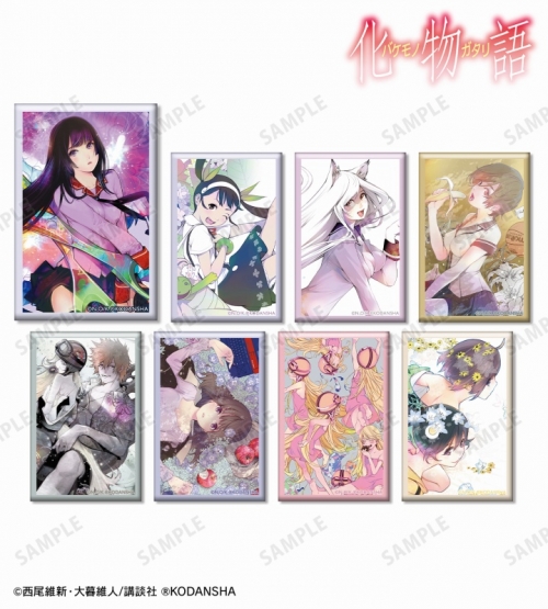 グッズ-バッチ】漫画『化物語』 トレーディング特装版表紙イラスト 