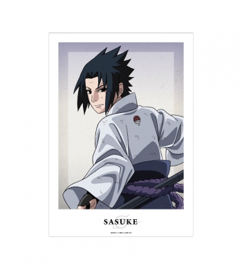 グッズ-ポスター】NARUTO-ナルト- 疾風伝 描き下ろしイラスト うちは 