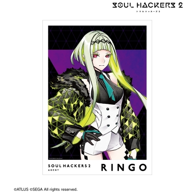 【グッズ-ポスター】ソウルハッカーズ2 リンゴ A3マット加工ポスター【再販】