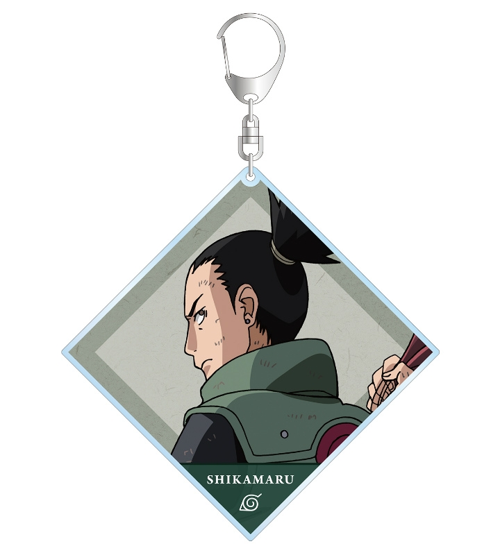 グッズ ストラップ キーホルダー グッズ キーホルダー Naruto ナルト 疾風伝 描き下ろしイラスト 奈良シカマル 戦う背中ver Bigアクリルキーホルダー アニメイト先行販売 アニメイト