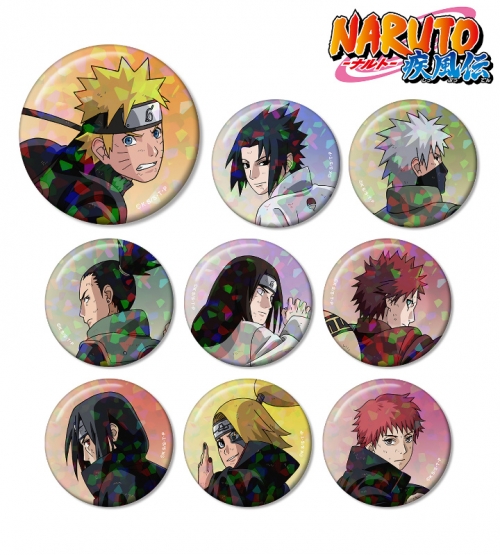 グッズ バッチ Naruto ナルト 疾風伝 描き下ろしイラスト 戦う背中ver トレーディングホログラム缶バッジ アニメイト限定 アニメイト特典付 アニメイト