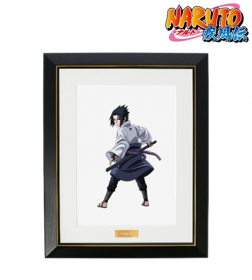 グッズ 置きもの Naruto ナルト 疾風伝 描き下ろしイラスト うちはサスケ 戦う背中ver キャラファイングラフ アニメイト先行販売 アニメイト