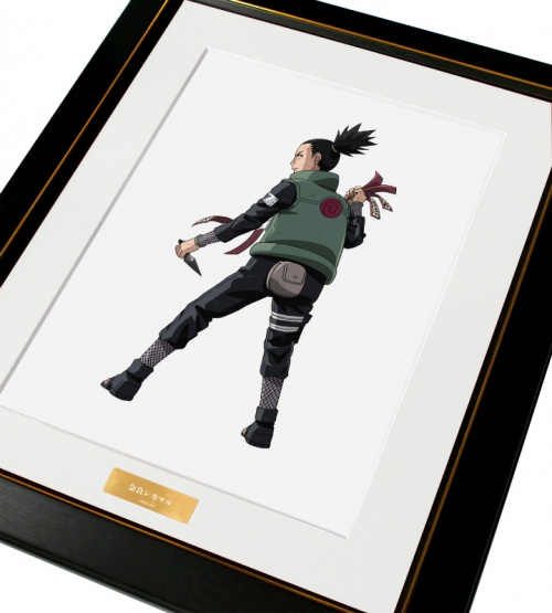 グッズ 置きもの Naruto ナルト 疾風伝 描き下ろしイラスト 奈良シカマル 戦う背中ver キャラファイングラフ アニメイト先行販売 アニメイト