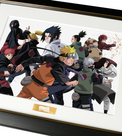グッズ 置きもの Naruto ナルト 疾風伝 描き下ろしイラスト 集合 戦う背中ver キャラファイングラフ アニメイト先行販売 アニメイト