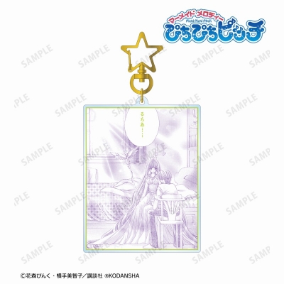 【グッズ-キーホルダー】ぴちぴちピッチ 七海 るちあ&堂本 海斗 原作コマ BIGアクリルキーホルダー ver.C【再販】