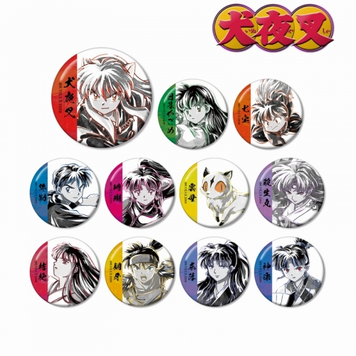 グッズ-バッチ】犬夜叉 トレーディング Ani-Art BLACK LABEL 缶バッジ 