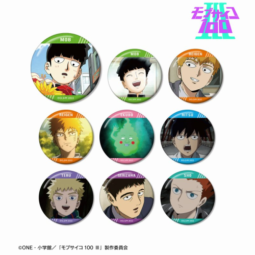 グッズ-バッチ】モブサイコ100 Ⅲ トレーディング場面写缶バッジ 