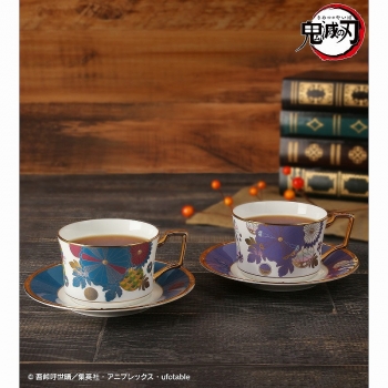 グッズ-マグカップ】鬼滅の刃 ノリタケ 冨岡義勇＆胡蝶しのぶ カップ 