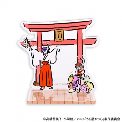 【グッズ-スタンドポップ】うる星やつら イラストレーター鬼頭祈コラボ アクリルジオラマ(サクラとあたる)