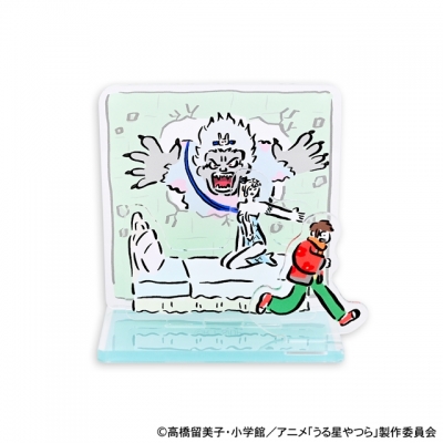 【グッズ-スタンドポップ】うる星やつら イラストレーター鬼頭祈コラボ アクリルジオラマ(おユキとあたる)