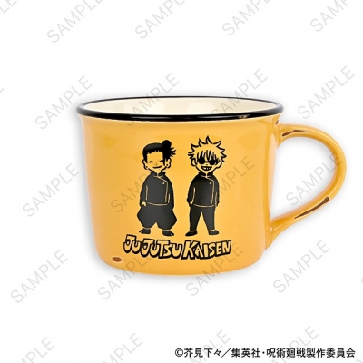 【グッズ-マグカップ】呪術廻戦 ビィズニィズ ホーロー風マグカップ(五条悟と夏油傑)