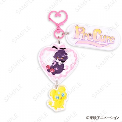 【グッズ-キーホルダー】ふたりはプリキュア Ms LUTRAコラボ アクリルキーホルダー(キュアブラック)