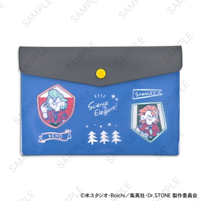 【グッズ-ポーチ】Dr.STONE 水沢石鹸コラボ エンベロープケースB