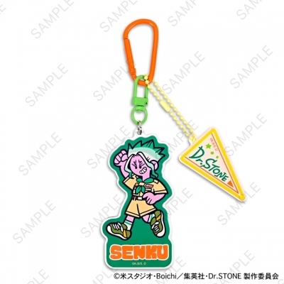 【グッズ-キーホルダー】Dr.STONE 水沢石鹸コラボ デタッチャブルアクリルキーホルダー(石神千空)
