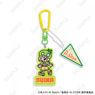 【グッズ-キーホルダー】Dr.STONE 水沢石鹸コラボ デタッチャブルアクリルキーホルダー(スイカ)