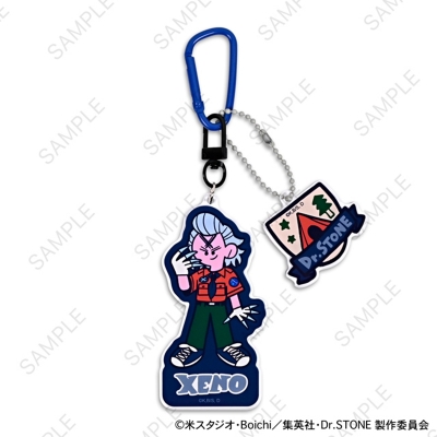 【グッズ-キーホルダー】Dr.STONE 水沢石鹸コラボ デタッチャブルアクリルキーホルダー(Dr.ゼノ)