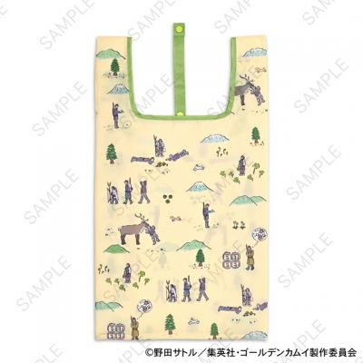 【グッズ-バッグ】ゴールデンカムイ 鬼頭祈コラボ エコバッグA(杉元一派)