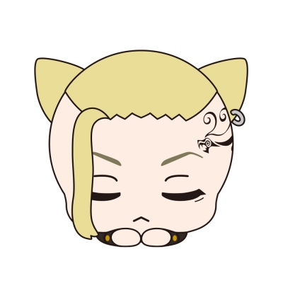 【グッズ-ぬいぐるみ】東京リベンジャーズ おひるねこ 大きなぬいぐるみ 龍宮寺堅