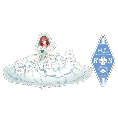 【グッズ-スタンドポップ】TVアニメ「五等分の花嫁∬」 描き下ろしアクリルフィギュアM(ドレス)/中野三玖【再販】