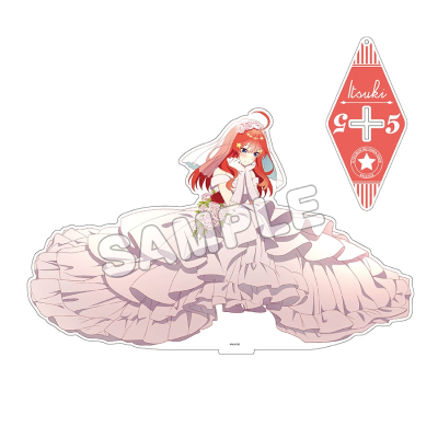 【グッズ-スタンドポップ】TVアニメ「五等分の花嫁∬」 描き下ろしアクリルフィギュアL(ドレス)/中野五月【再販】