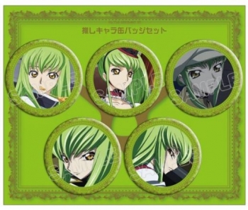 グッズ-バッチ】コードギアス 反逆のルルーシュ 推しキャラ缶バッジ 