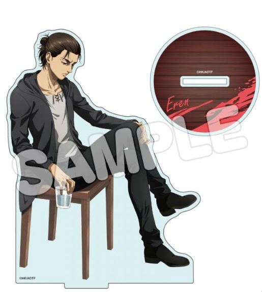 専用ケース付属 グッズ スタンドポップ 進撃の巨人 描き下ろしアクリルフィギュアm 乾杯 エレン 格安 グッズ アパレル キャラクターアイテム Arbaldas Lt