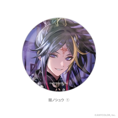 【グッズ-バッチ】Luxiem ホログラム缶バッジ 闇ノシュウ①