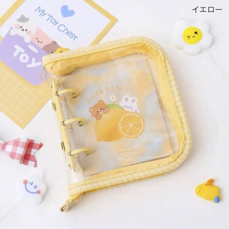 【グッズ-バインダー】ノンキャラオリジナル 「お気に入り一覧」グッズ収納バインダー イエロー 【GAACAL】