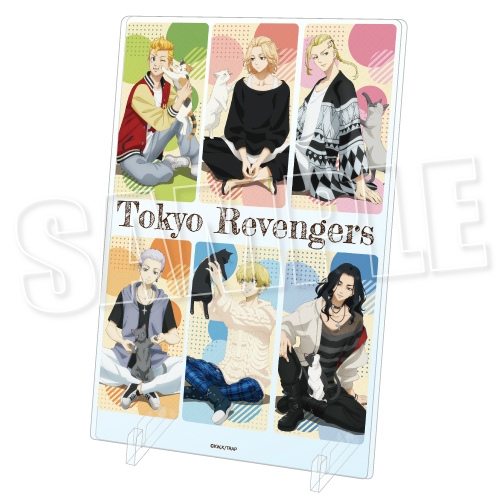 グッズ ボード 東京リベンジャーズ アクリルビジュアルボード 猫といっしょver アニメイト限定 アニメイト