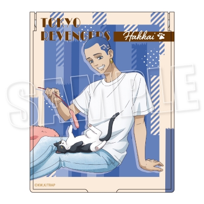 【グッズ-ミラー】東京リベンジャーズ スクエアミラー《猫とあそぼver.》(柴 八戒)【アニメイト限定】