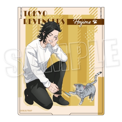 【グッズ-ミラー】東京リベンジャーズ スクエアミラー《猫とあそぼver.》(九井 一)【アニメイト限定】