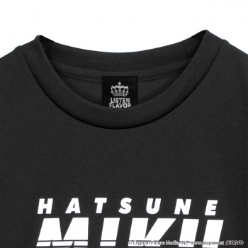 グッズ-Tシャツ】初音ミク MIKU ロンT 01.BLACK | アニメイト