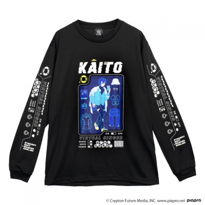 【グッズ-Tシャツ】KAITO ロンT 01.BLACK