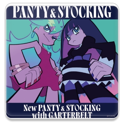 【グッズ-コースター】New PANTY & STOCKING with GARTERBELT アクリルコースター (スタンド付) パンティ&ストッキング