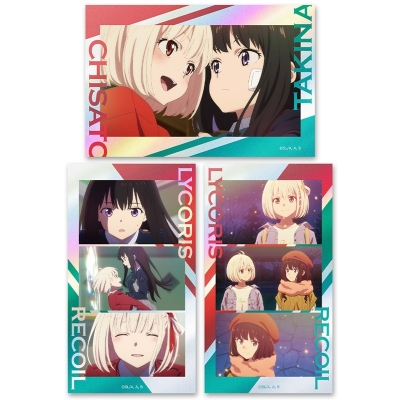 【グッズ-ステッカー】リコリス・リコイル サムネイルキラステッカーセット 千束&たきな