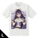 【グッズ-Tシャツ】デート・ア・ライブV Tシャツ 夜刀神十香 ゴシックパンク ホワイトver. Lサイズ 【描き下ろし】の画像