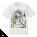 【グッズ-Tシャツ】デート・ア・ライブV Tシャツ 四糸乃 ゴシックパンク ホワイトver. Lサイズ 【描き下ろし】の画像