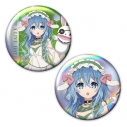 【グッズ-バッチ】デート・ア・ライブV ホログラム缶バッジ2個セット 四糸乃 ゴシックパンク ホワイトver. 【描き下ろし】の画像
