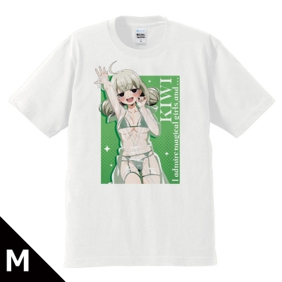 【グッズ-Tシャツ】魔法少女にあこがれて Tシャツ 阿良河キウィ レインコート水着ver. Mサイズ 【描き下ろし】
