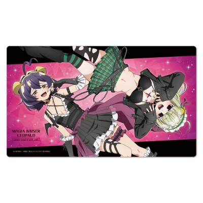 【グッズ-デスクマット】魔法少女にあこがれて キャラクターラバーマットマジアベーゼ&レオパルト 【描き下ろし】