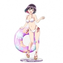 【グッズ-スタンドポップ】ばっどがーる BIGアクリルキャラスタンド 優谷優 水着ver.【描き下ろし】の画像