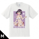 【グッズ-Tシャツ】ばっどがーる Tシャツ 優谷優 Mサイズ 水着ver.【描き下ろし】の画像