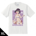 【グッズ-Tシャツ】ばっどがーる Tシャツ 優谷優 XLサイズ 水着ver.【描き下ろし】の画像