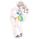 【グッズ-ステッカー】ばっどがーる ダイカットステッカー 涼風涼 水着ver.【描き下ろし】の画像