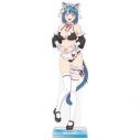 【グッズ-スタンドポップ】幼馴染とはラブコメにならない アクリルキャラスタンド 水萌 汐 猫耳水着メイドver.【描き下ろし】の画像