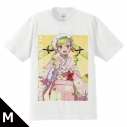 【グッズ-Tシャツ】ロックは淑女の嗜みでして Tシャツ 鈴ノ宮りりさ 振袖ver. Mサイズ【描き下ろし】の画像